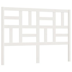 vidaXL Cabecero de cama madera maciza de pino blanco 146x4x104 cm