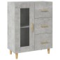 vidaXL Aparador de madera de ingeniería gris hormigón 69,5x34x90 cm vidaXL Aparador de madera de ingeniería gris hormigón 69,5x34x90 cm