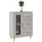 vidaXL Aparador de madera de ingeniería gris hormigón 69,5x34x90 cm vidaXL Aparador de madera de ingeniería gris hormigón 69,5x34x90 cm