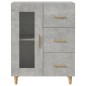 vidaXL Aparador de madera de ingeniería gris hormigón 69,5x34x90 cm vidaXL Aparador de madera de ingeniería gris hormigón 69,5x34x90 cm