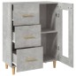 vidaXL Aparador de madera de ingeniería gris hormigón 69,5x34x90 cm vidaXL Aparador de madera de ingeniería gris hormigón 69,5x34x90 cm