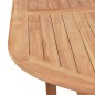 vidaXL Set comedor de jardín 7 pzas con sillas plegables teca maciza vidaXL Set comedor de jardín 7 pzas con sillas plegables teca maciza