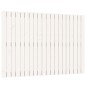 vidaXL Cabecero de cama pared madera maciza pino blanco 127,5x3x90 cm vidaXL Cabecero de cama pared madera maciza pino blanco 127,5x3x90 cm