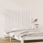 vidaXL Cabecero de cama pared madera maciza pino blanco 127,5x3x90 cm vidaXL Cabecero de cama pared madera maciza pino blanco 127,5x3x90 cm