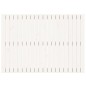 vidaXL Cabecero de cama pared madera maciza pino blanco 127,5x3x90 cm vidaXL Cabecero de cama pared madera maciza pino blanco 127,5x3x90 cm
