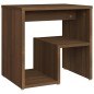 vidaXL Mesita de noche madera contrachapada roble marrón 40x30x40 cm vidaXL Mesita de noche madera contrachapada roble marrón 40x30x40 cm