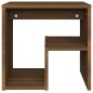 vidaXL Mesita de noche madera contrachapada roble marrón 40x30x40 cm vidaXL Mesita de noche madera contrachapada roble marrón 40x30x40 cm