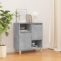 vidaXL Aparador de madera contrachapada gris hormigón 60x35x70 cm vidaXL Aparador de madera contrachapada gris hormigón 60x35x70 cm
