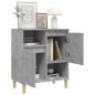 vidaXL Aparador de madera contrachapada gris hormigón 60x35x70 cm vidaXL Aparador de madera contrachapada gris hormigón 60x35x70 cm
