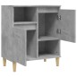 vidaXL Aparador de madera contrachapada gris hormigón 60x35x70 cm vidaXL Aparador de madera contrachapada gris hormigón 60x35x70 cm