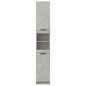 vidaXL Armario de baño contrachapada gris hormigón 32x34x188,5 cm vidaXL Armario de baño contrachapada gris hormigón 32x34x188,5 cm
