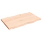 vidaXL Tablero de mesa madera maciza borde natural 80x50x(2-4) cm vidaXL Tablero de mesa madera maciza borde natural 80x50x(2-4) cm