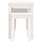 vidaXL Mesas apilables 3 piezas madera maciza de pino blanco vidaXL Mesas apilables 3 piezas madera maciza de pino blanco