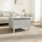 vidaXL Mesa auxiliar de madera contrachapada gris hormigón 50x46x35 cm vidaXL Mesa auxiliar de madera contrachapada gris hormigón 50x46x35 cm