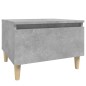 vidaXL Mesa auxiliar de madera contrachapada gris hormigón 50x46x35 cm vidaXL Mesa auxiliar de madera contrachapada gris hormigón 50x46x35 cm