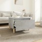 vidaXL Mesa auxiliar de madera contrachapada gris hormigón 50x46x35 cm vidaXL Mesa auxiliar de madera contrachapada gris hormigón 50x46x35 cm