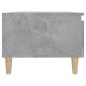 vidaXL Mesa auxiliar de madera contrachapada gris hormigón 50x46x35 cm vidaXL Mesa auxiliar de madera contrachapada gris hormigón 50x46x35 cm