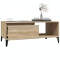 vidaXL Mesa de centro madera contrachapada roble Sonoma 90x50x36,5 cm vidaXL Mesa de centro madera contrachapada roble Sonoma 90x50x36,5 cm