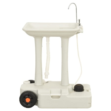 vidaXL Soporte de lavado de manos para camping con dispensador 35 L