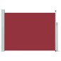 vidaXL Toldo lateral retráctil de jardín rojo 100x500 cm vidaXL Toldo lateral retráctil de jardín rojo 100x500 cm