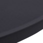vidaXL Funda elástica para mesa 2 unidades 70 cm gris antracita