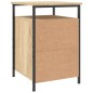 vidaXL Mesita de noche madera contrachapada roble sonoma 40x42x60 cm vidaXL Mesita de noche madera contrachapada roble sonoma 40x42x60 cm