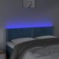 vidaXL Cabecero con LED de terciopelo marrón oscuro 144x5x78/88 cm vidaXL Cabecero con LED de terciopelo marrón oscuro 144x5x78/88 cm