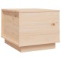 vidaXL Mesa de centro de madera maciza de pino 40x50x35 cm vidaXL Mesa de centro de madera maciza de pino 40x50x35 cm