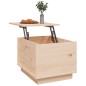 vidaXL Mesa de centro de madera maciza de pino 40x50x35 cm vidaXL Mesa de centro de madera maciza de pino 40x50x35 cm