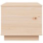 vidaXL Mesa de centro de madera maciza de pino 40x50x35 cm vidaXL Mesa de centro de madera maciza de pino 40x50x35 cm