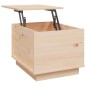 vidaXL Mesa de centro de madera maciza de pino 40x50x35 cm vidaXL Mesa de centro de madera maciza de pino 40x50x35 cm