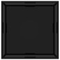 vidaXL Mesa de centro vidrio templado negro 80x80x35 cm vidaXL Mesa de centro vidrio templado negro 80x80x35 cm