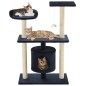 vidaXL Rascador para gatos poste de sisal 95 cm azul oscuro vidaXL Rascador para gatos poste de sisal 95 cm azul oscuro