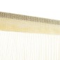 vidaXL Cortinas de flecos 2 piezas 100x250 cm crema