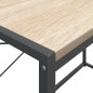 vidaXL Escritorio de ordenador madera de ingeniería negro y roble vidaXL Escritorio de ordenador madera de ingeniería negro y roble