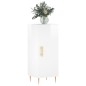 vidaXL Aparador de madera contrachapada blanco brillante 34,5x34x90 cm vidaXL Aparador de madera contrachapada blanco brillante 34,5x34x90 cm