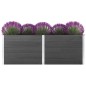 vidaXL Arriate de WPC gris 250x50x91 cm vidaXL Arriate de WPC gris 250x50x91 cm