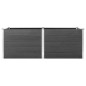 vidaXL Arriate de WPC gris 250x50x91 cm vidaXL Arriate de WPC gris 250x50x91 cm