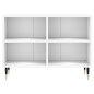 vidaXL Mueble de TV madera de ingeniería blanco 69,5x30x50 cm