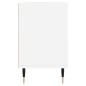 vidaXL Mueble de TV madera de ingeniería blanco 69,5x30x50 cm
