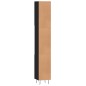 vidaXL Armario de baño madera contrachapada negro 30x30x190 cm vidaXL Armario de baño madera contrachapada negro 30x30x190 cm