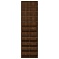 vidaXL Zapatero de madera contrachapada roble marrón 54x34x183 cm vidaXL Zapatero de madera contrachapada roble marrón 54x34x183 cm