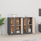 vidaXL Aparador de madera maciza de pino gris 120x35x80 cm vidaXL Aparador de madera maciza de pino gris 120x35x80 cm