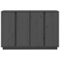 vidaXL Aparador de madera maciza de pino gris 120x35x80 cm vidaXL Aparador de madera maciza de pino gris 120x35x80 cm