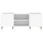 vidaXL Mueble para discos madera contrachapada blanco 121x38x48 cm