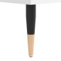 vidaXL Mueble para discos madera contrachapada blanco 121x38x48 cm