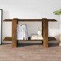 vidaXL Estantería madera contrachapada color roble ahumado 100x30x51cm vidaXL Estantería madera contrachapada color roble ahumado 100x30x51cm