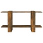 vidaXL Estantería madera contrachapada color roble ahumado 100x30x51cm vidaXL Estantería madera contrachapada color roble ahumado 100x30x51cm