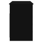 vidaXL Escritorio cajones madera contrachapada negro 102x50x76 cm vidaXL Escritorio cajones madera contrachapada negro 102x50x76 cm
