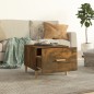 vidaXL Mesa de centro madera contrachapada roble ahumado 50x50x40 cm vidaXL Mesa de centro madera contrachapada roble ahumado 50x50x40 cm